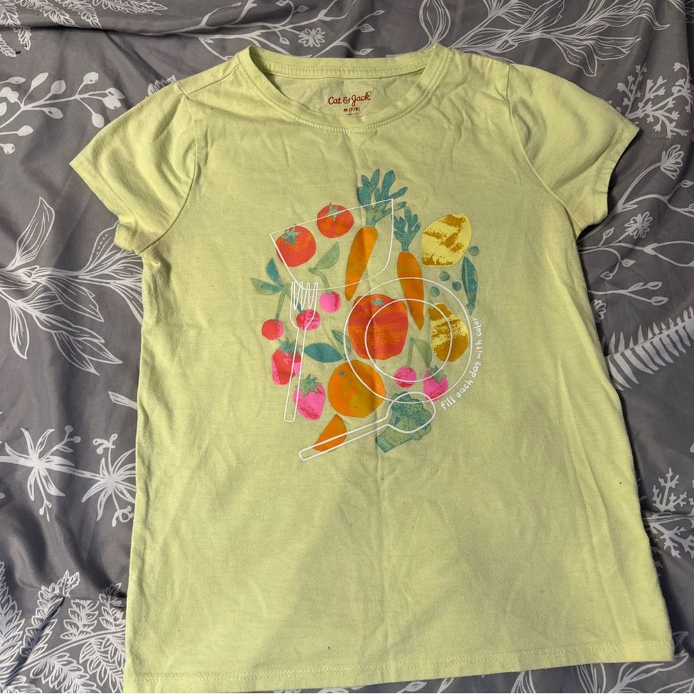 Cat & Jack Kids' Green Graphic T-Shirt